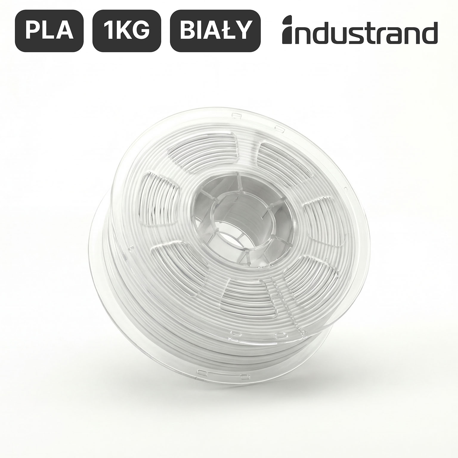 Filament PLA biały 1kg