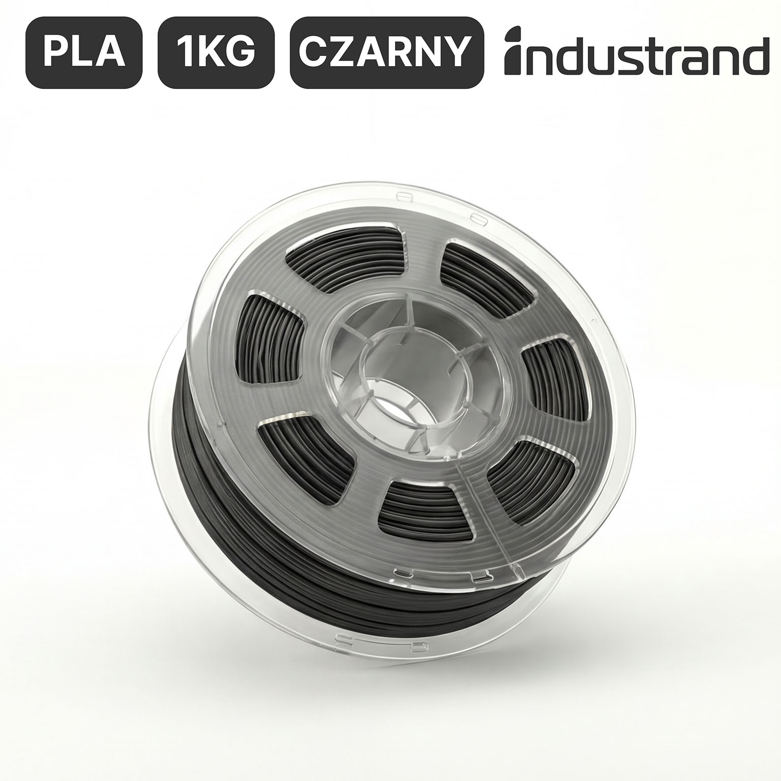 Filament PLA czarny 1kg